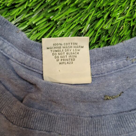 Vintage 90s Levis Spellout T-Shirt Mens L Made in USA Graphic Tee Boxy Fit - Picture 15 of 15